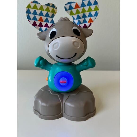 Fisher-Price Linkimals Musical Moose Light-up Musical Activity Toy Tested Works - Picture 5 of 10